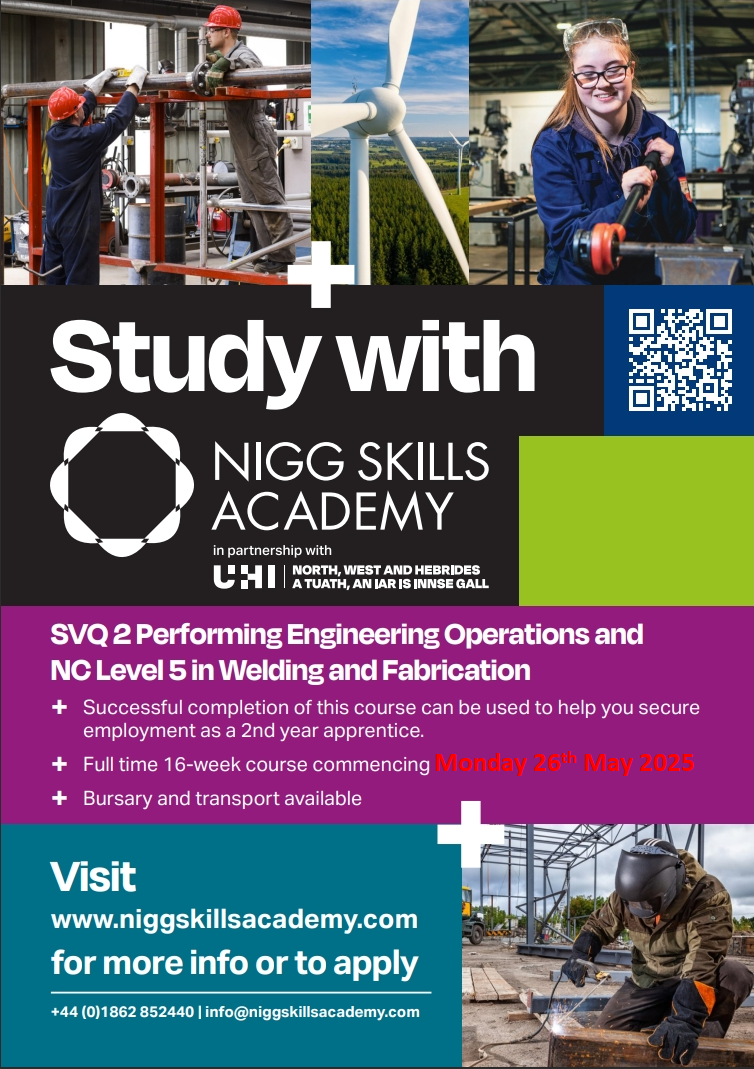 SVQ2 + NC Welding & Fabrication – New Start Date!
